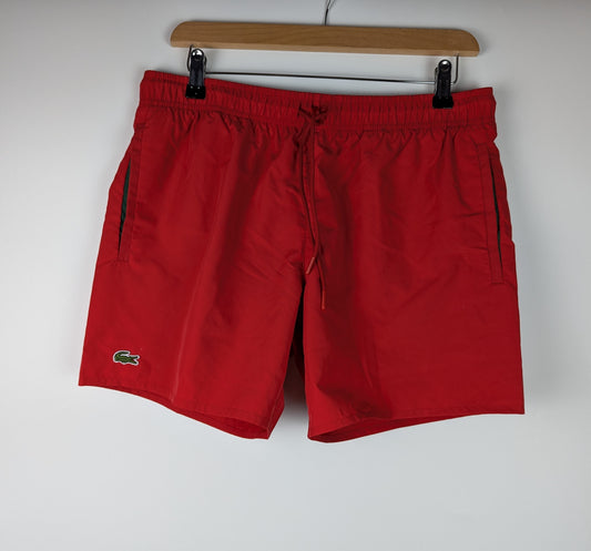 Lacoste Taff Swim Shorts Mens - Red