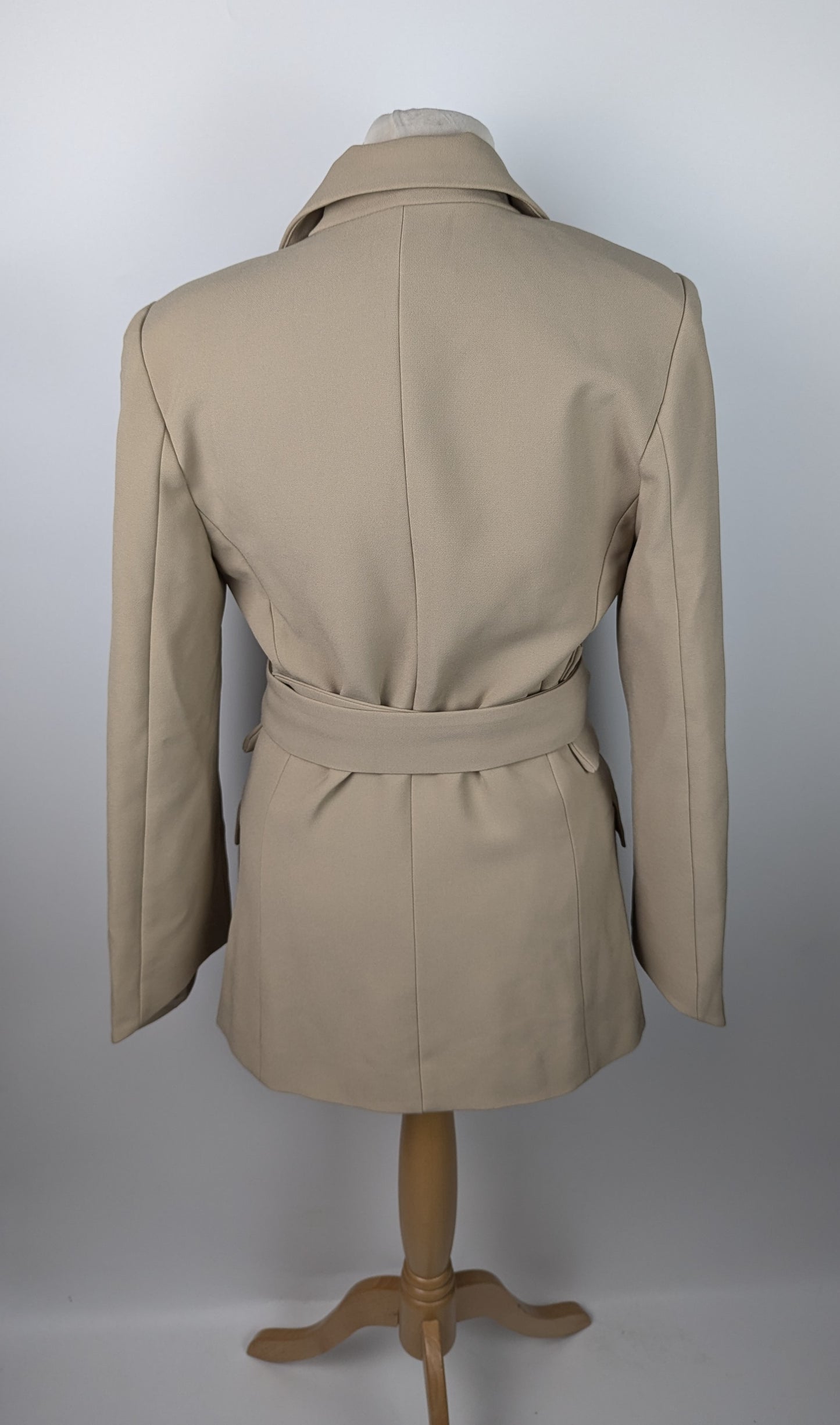 ODD MUSE Women's Belted Blazer - Taupe