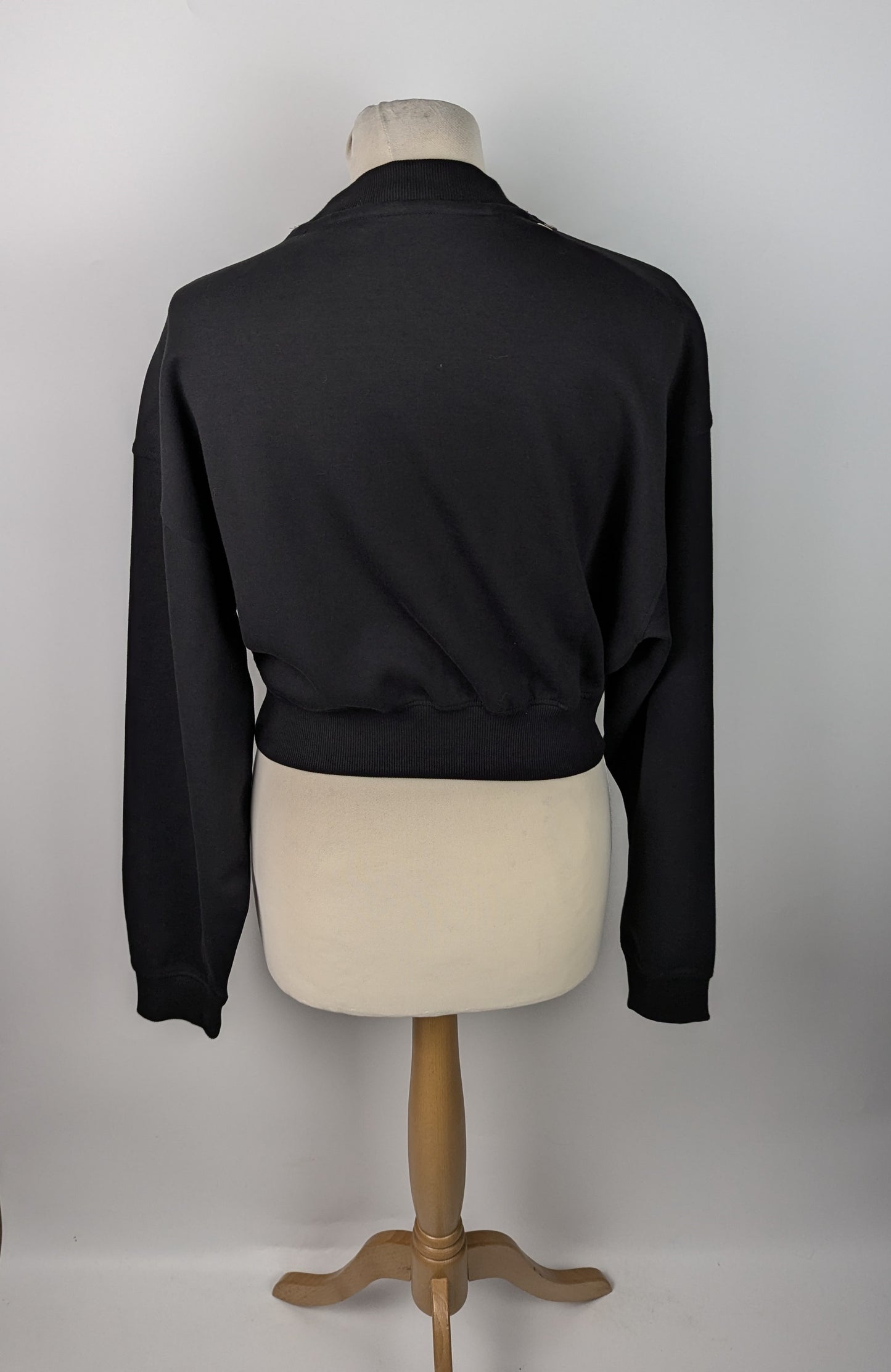 Hugo Dewita Womens Cropped Jumper - Black