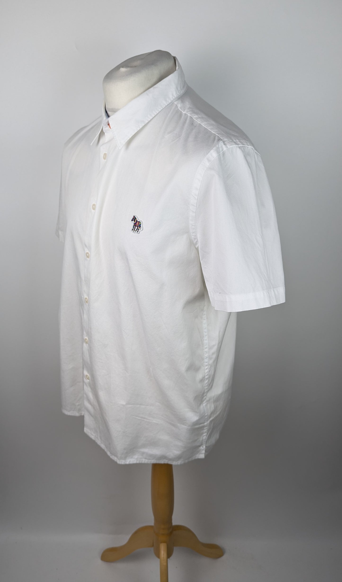 PS Paul Smith Zebra Short Sleeve Shirt - White
