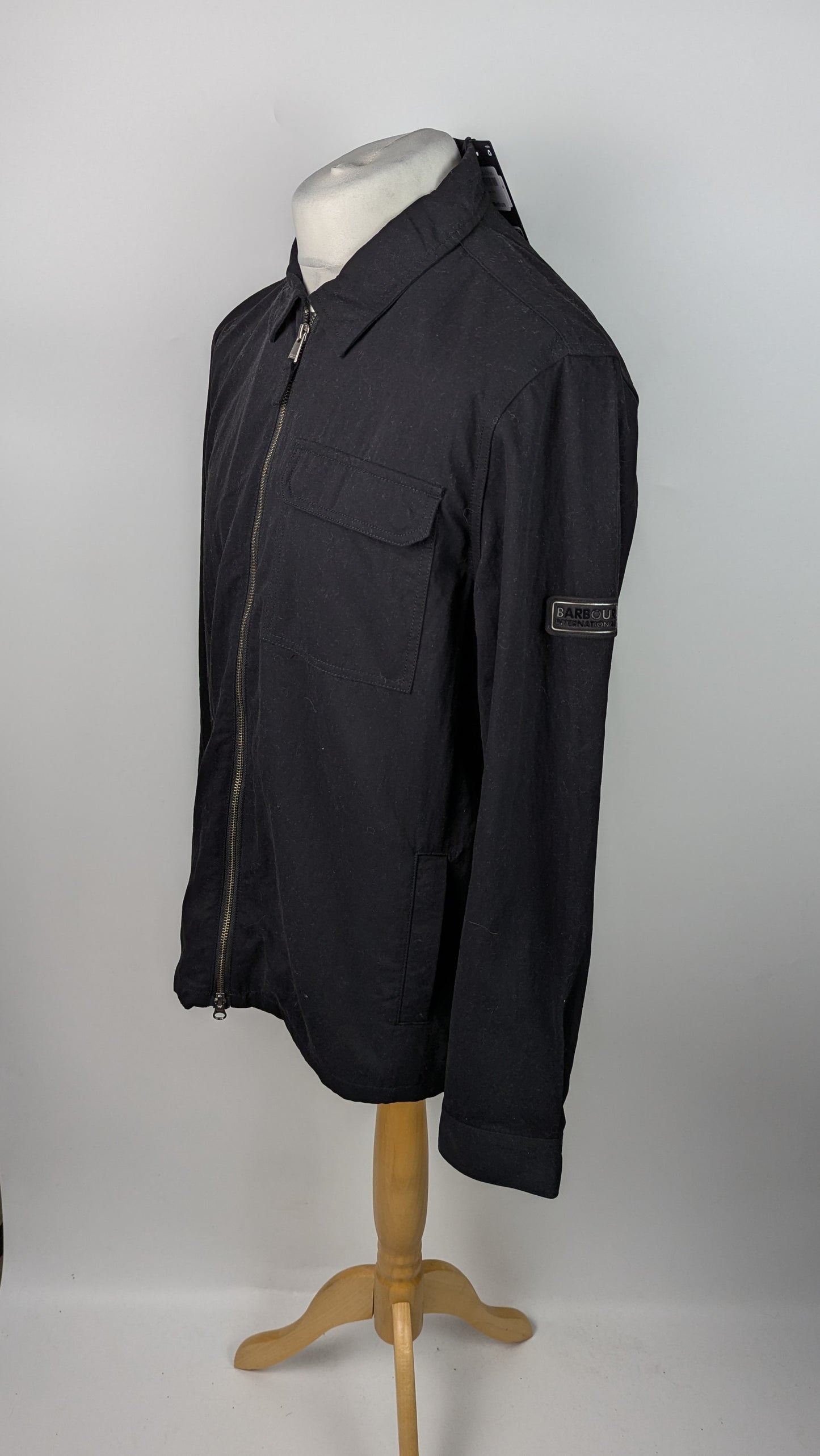 Barbour International Maze Peached Overshirt - Black