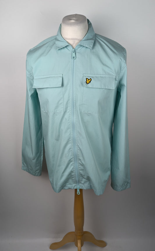 Lyle and Scott Cotton Overshirt - Blue