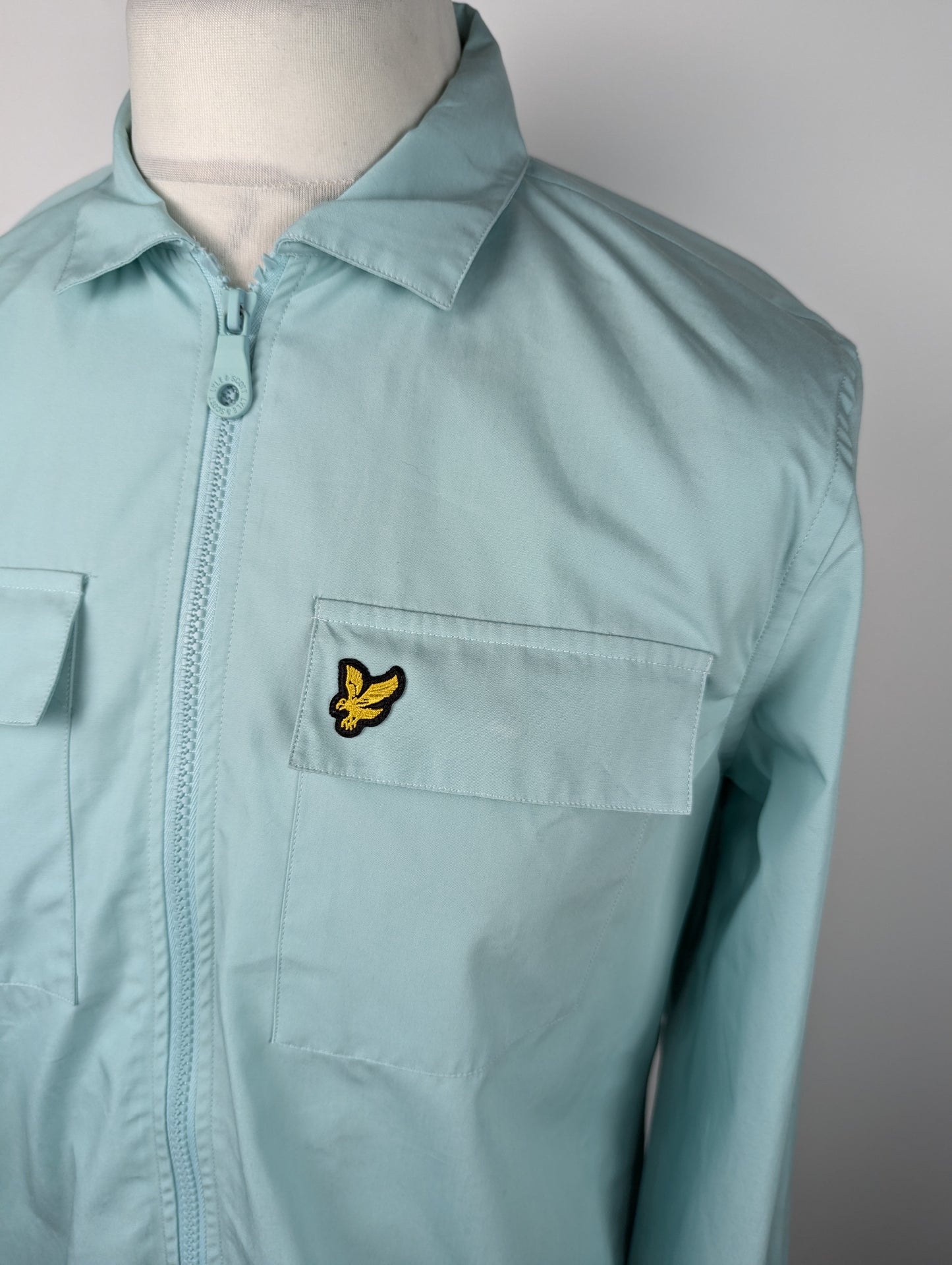 Lyle and Scott Cotton Overshirt - Blue
