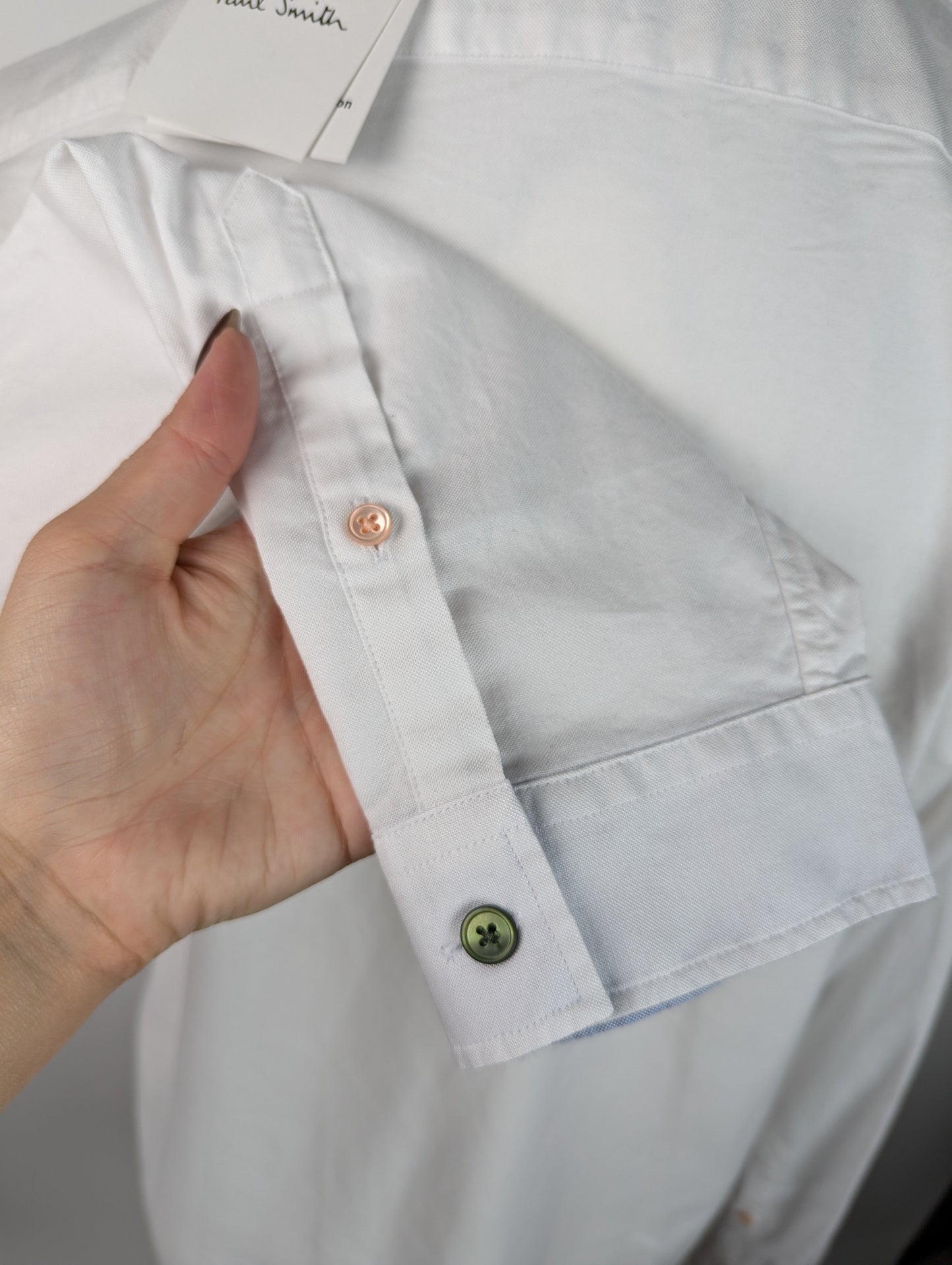 PS Paul Smith Multi Button Long Sleeve Shirt - White