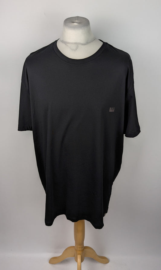 Boss Logo RN T Shirt Mens - Black