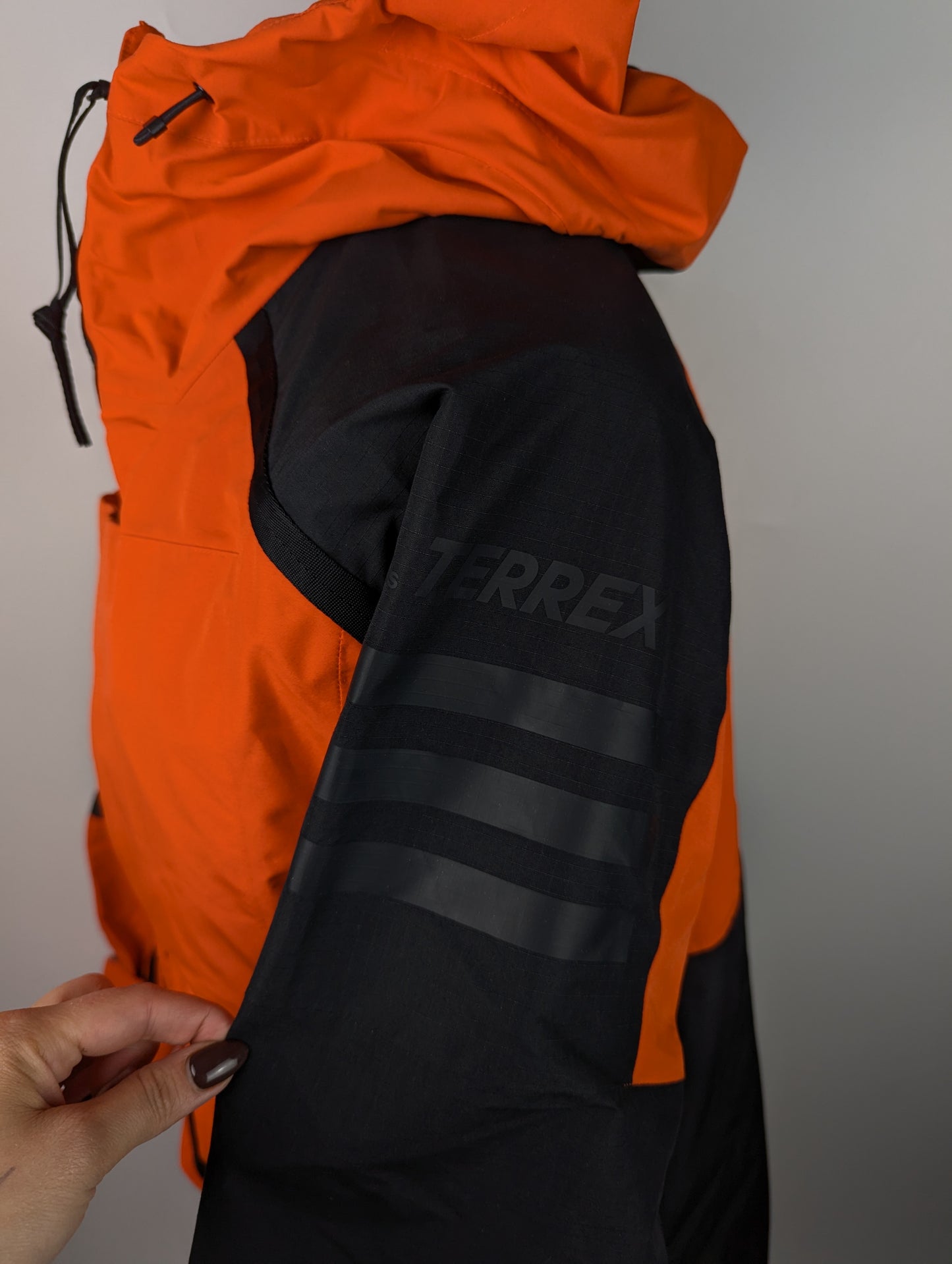 Adidas Mens Jacket Terrex Xploric Rain Rdy City Coat - Orange