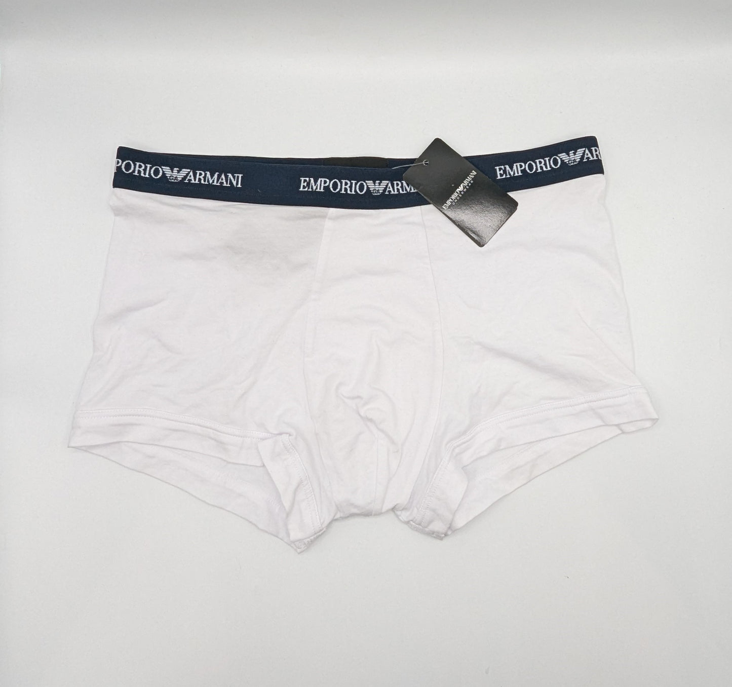 EMPORIO ARMANI Core 1 Boxer Short - White / Navy