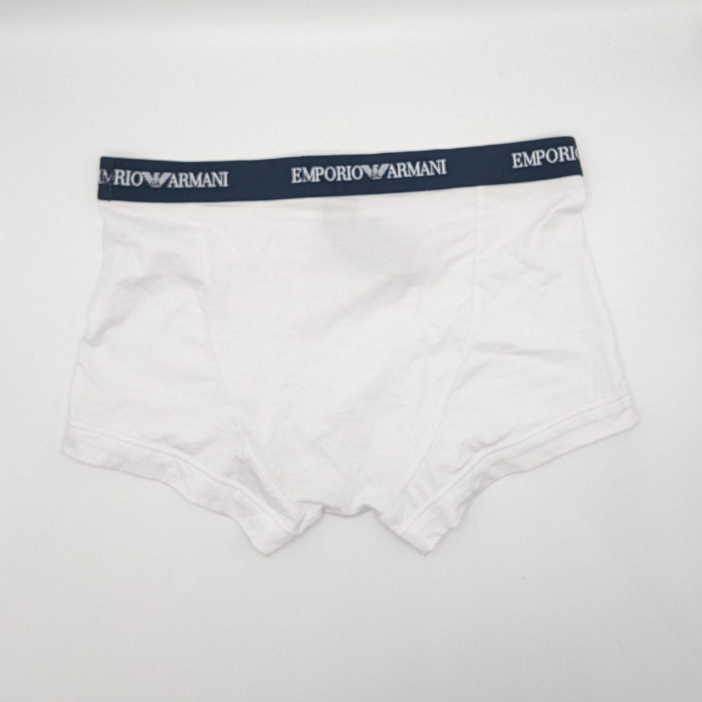 EMPORIO ARMANI Core 2 Pack Boxer Shorts - White / Navy