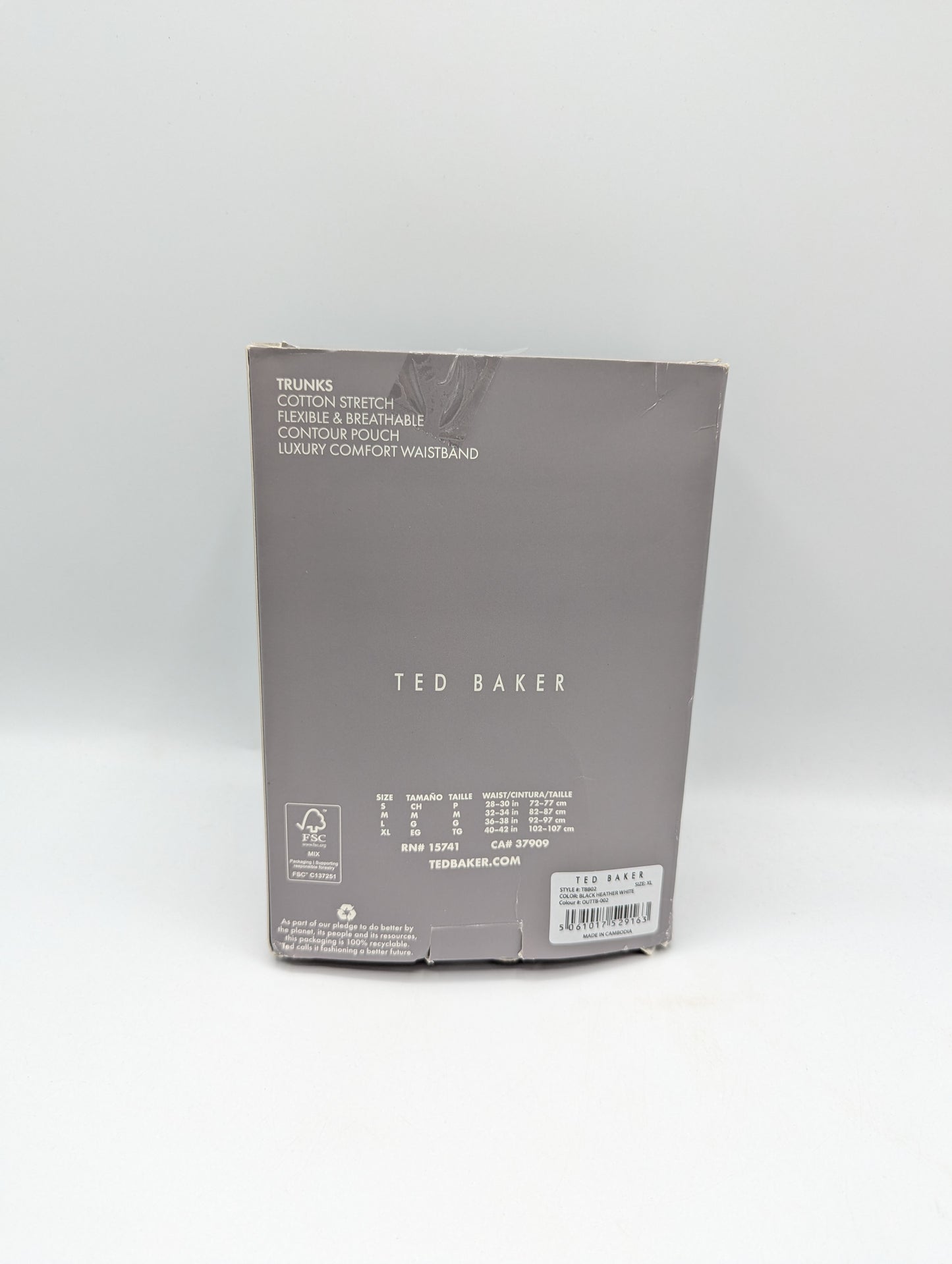 Ted Baker 3-Pack Logo Boxer Briefs Mens - Grey / White / Navy