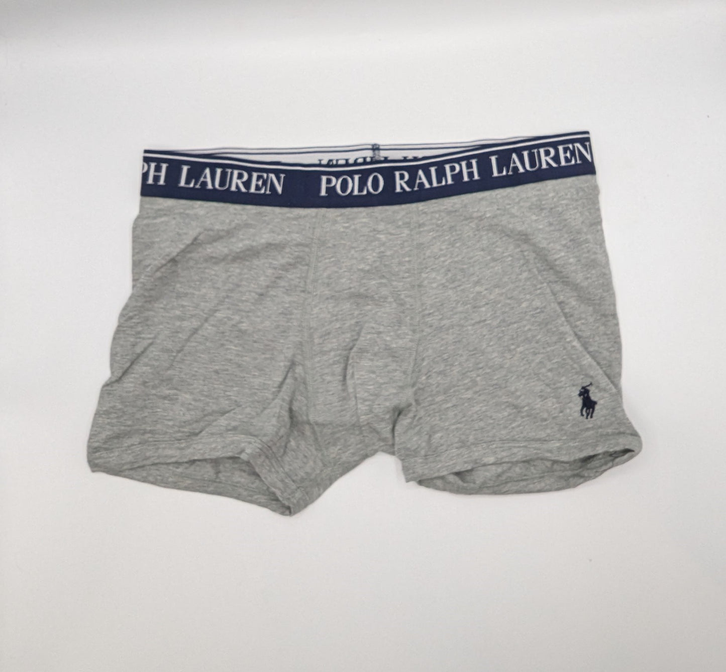 Polo Rralph Lauren boys 5 pack Cotton Boxer Shorts - Grey / Black