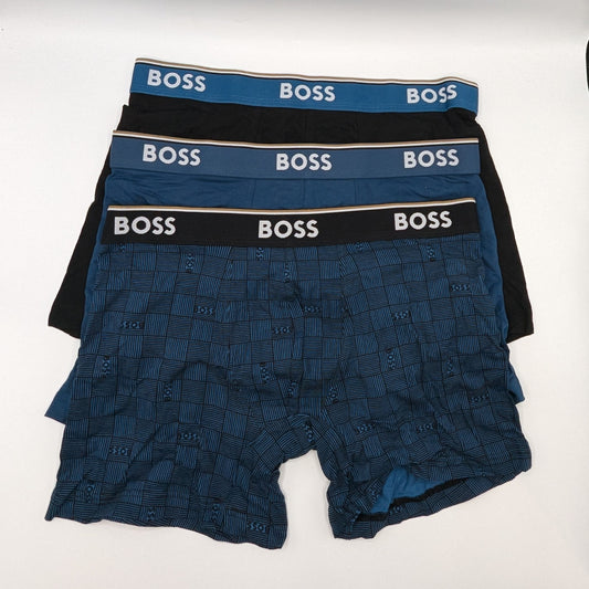 Boss 3 Pack Boxer Briefs - Blues