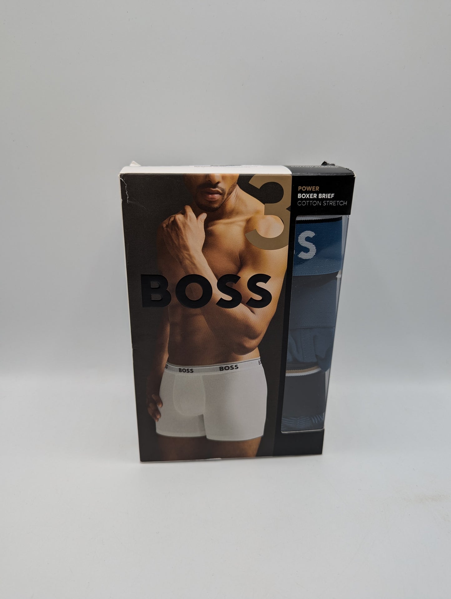 Boss 3 Pack Boxer Briefs - Blues