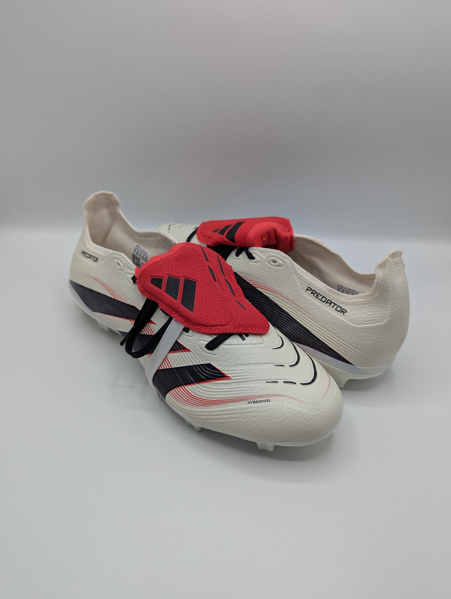 adidas Predator League Fold Over Tongue Firm Ground Football Boots - White / Black / Red