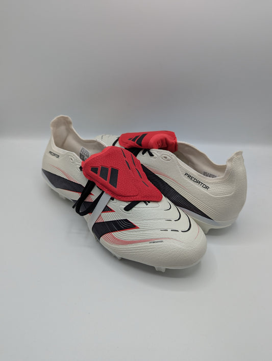 adidas Predator League Fold Over Tongue Firm Ground Football Boots - White / Black / Red