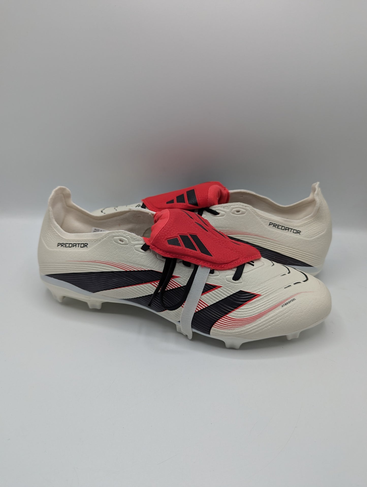 adidas Predator League Fold Over Tongue Firm Ground Football Boots - White / Black / Red