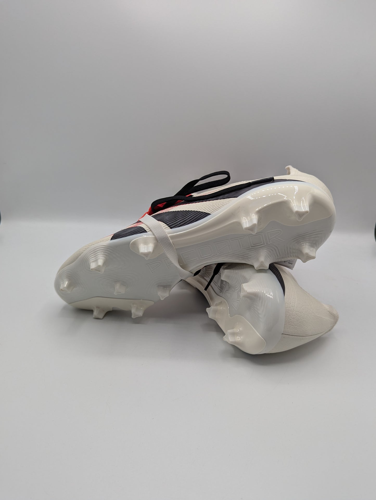 adidas Predator League Fold Over Tongue Firm Ground Football Boots - White / Black / Red