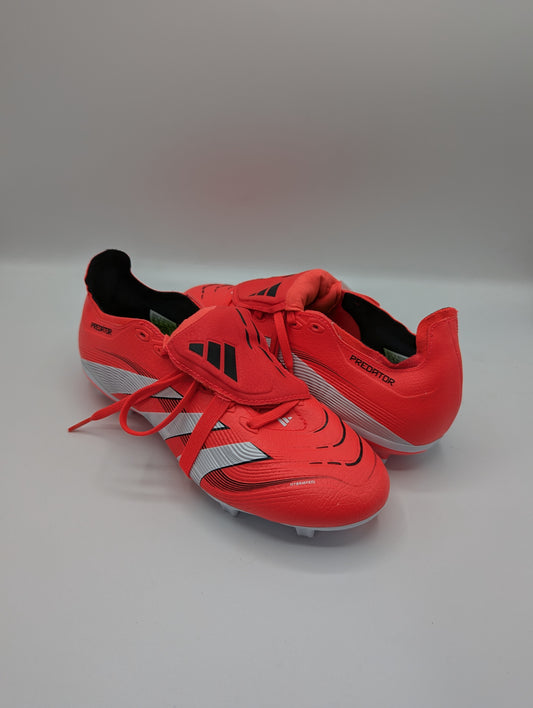 adidas Predator League Fold-Over Tongue Firm Ground Football Boots - Red / White