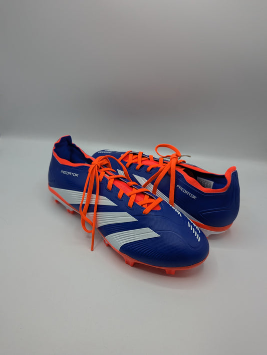 Adidas Predator 24 League Firm Ground Boots - Blue / White / Red