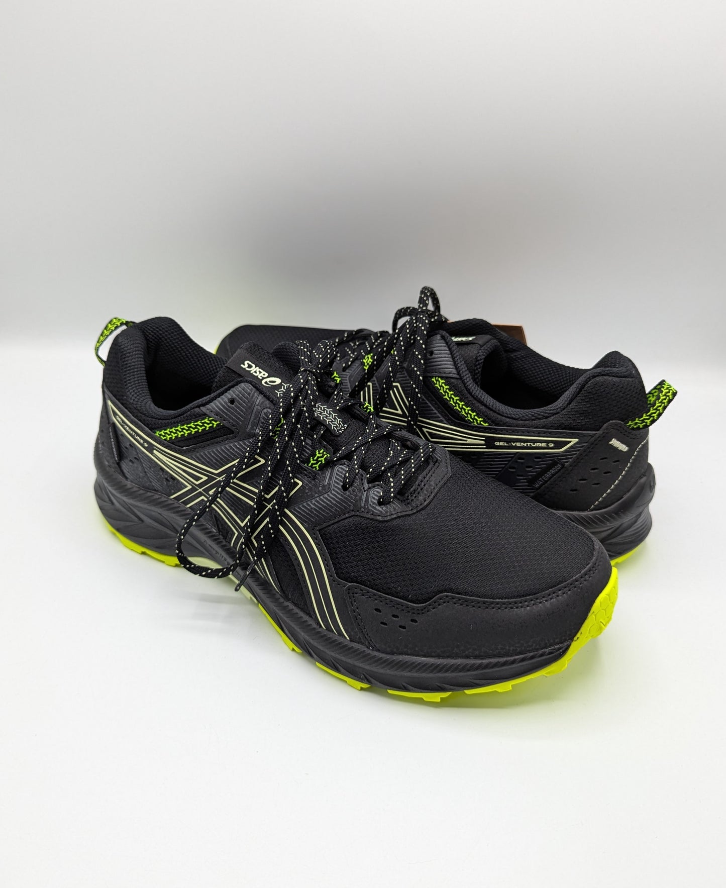 Asics GEL-Venture 9 Waterproof Men's Trail Running Shoes - Black