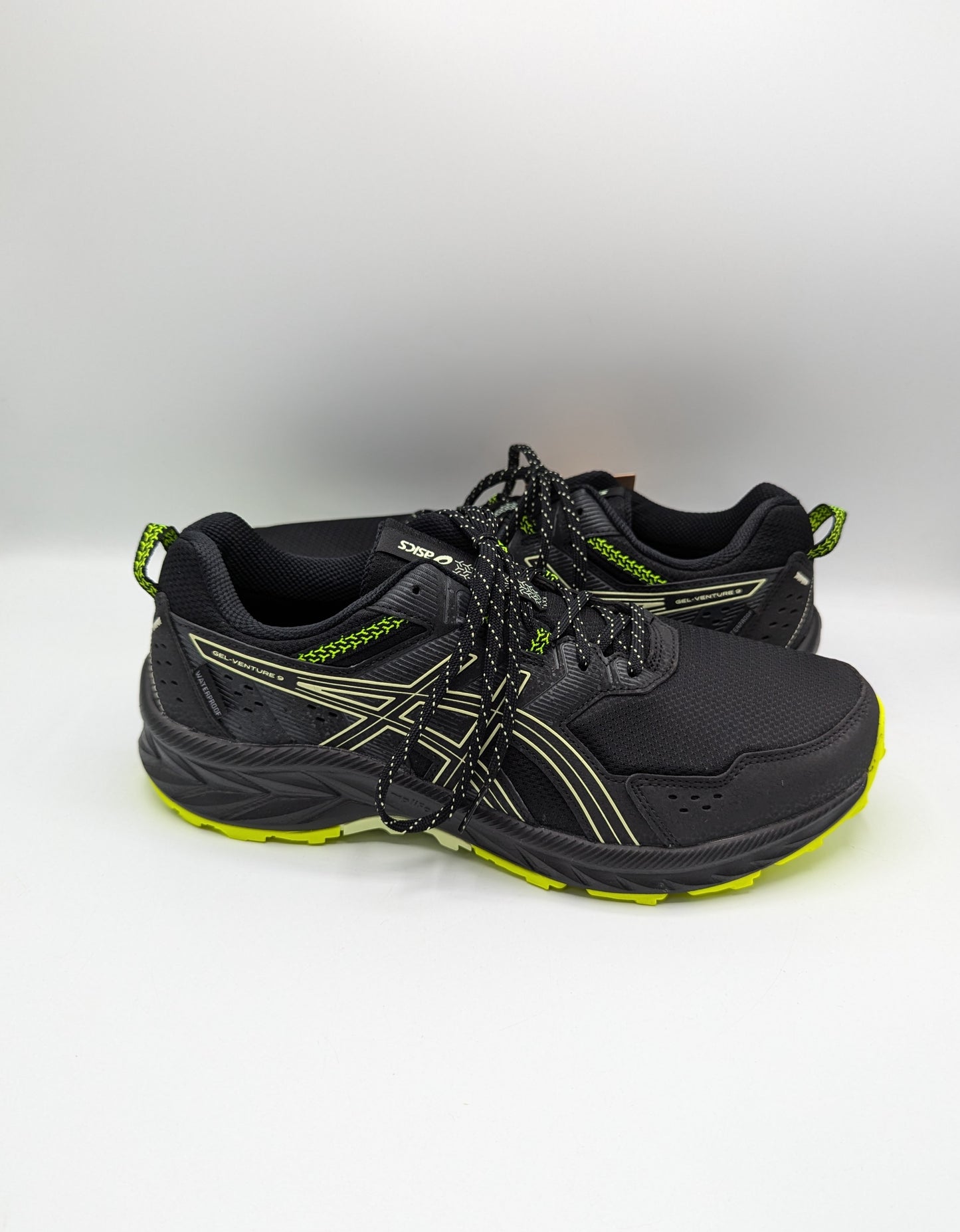 Asics GEL-Venture 9 Waterproof Men's Trail Running Shoes - Black