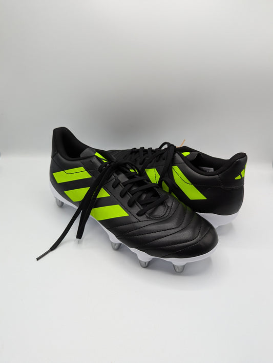 Adidas Kakari Soft Ground Rugby Boots - Black / Green