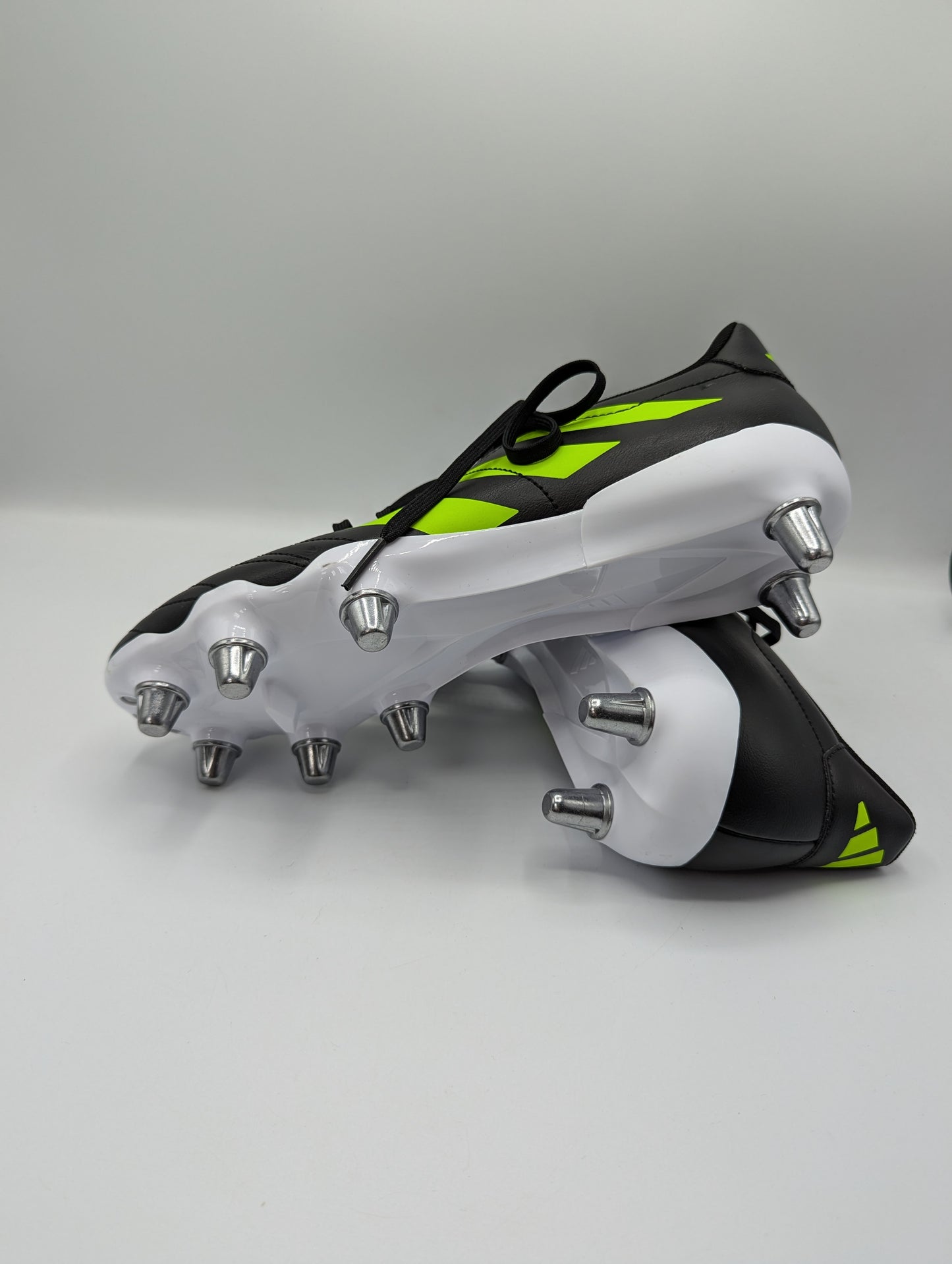 Adidas Kakari Soft Ground Rugby Boots - Black / Green