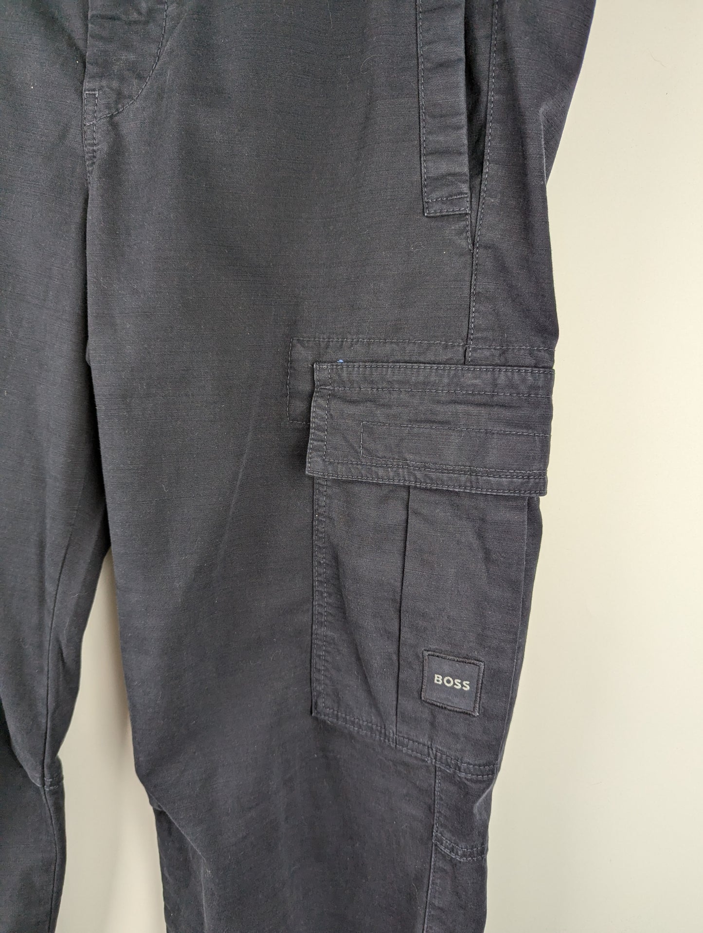 Boss Sisla-7-Mens Cargo Jeans - Dark Blue