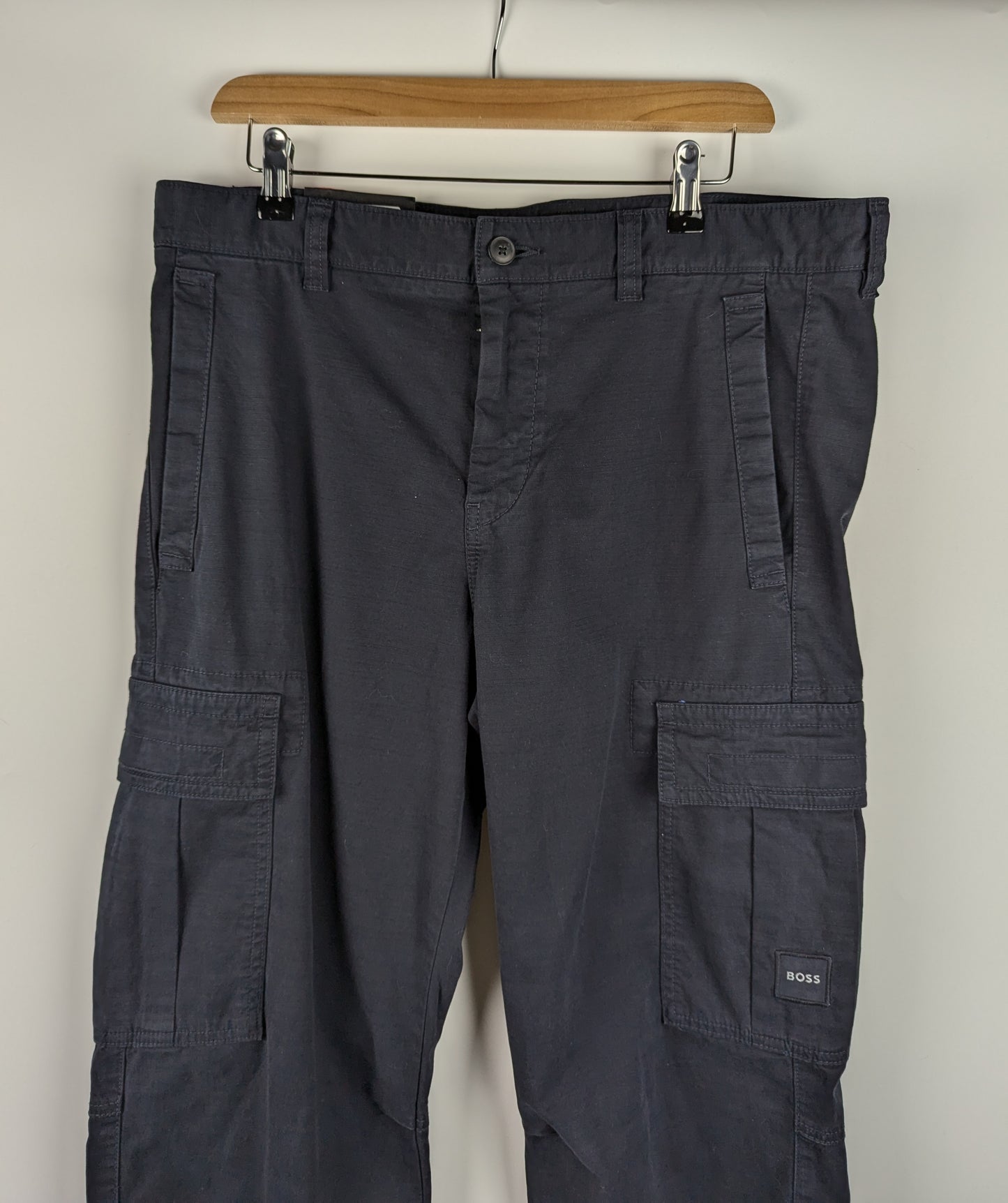 Boss Sisla-7-Mens Cargo Jeans - Dark Blue