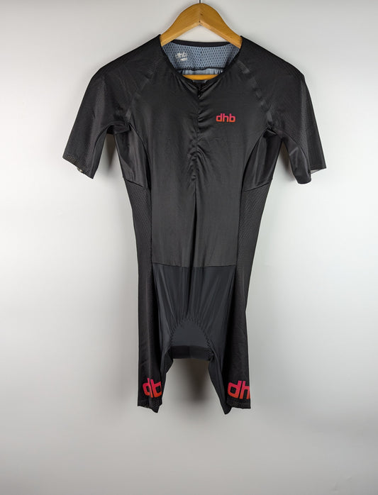 Dhb Aeron Lab Womens Short Sleeve Tri Suit - Black