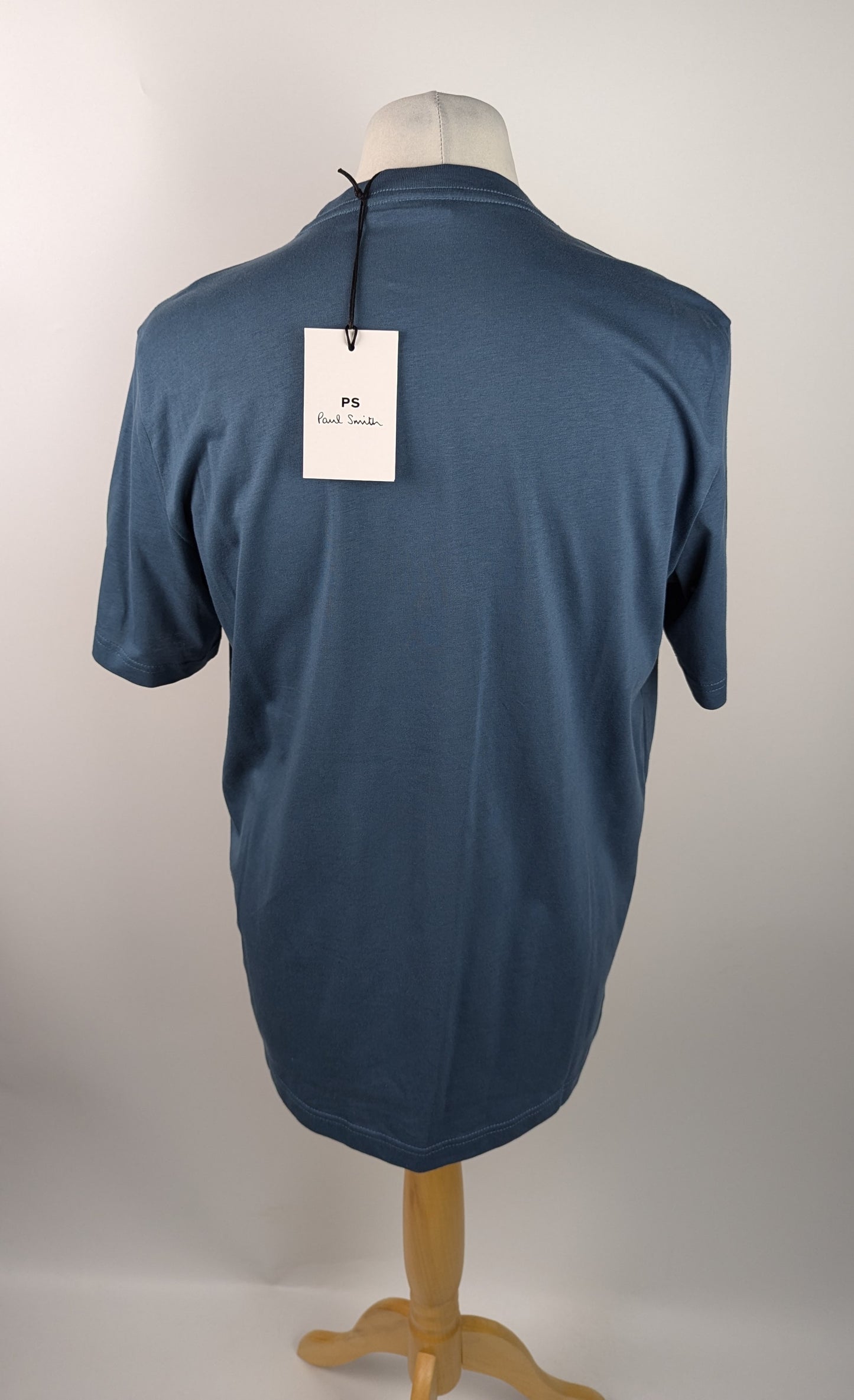PS PAUL SMITH Zebra Crew Neck T-Shirt - Blue