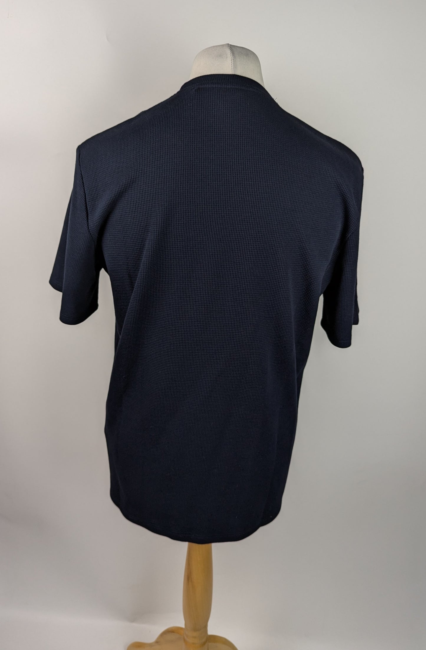 boss waffle tee Mens T-shirt - Navy