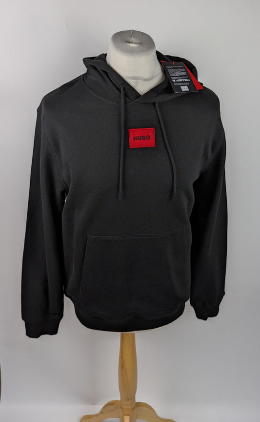 HUGO Mens Daratschi Hoodie - Black