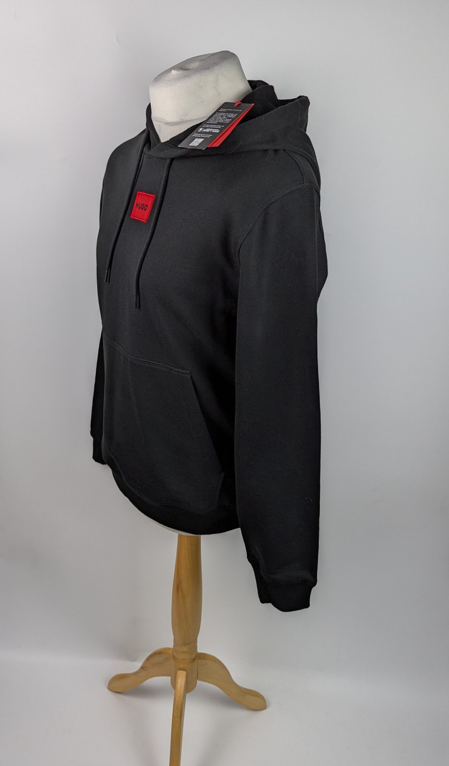 HUGO Mens Daratschi Hoodie - Black