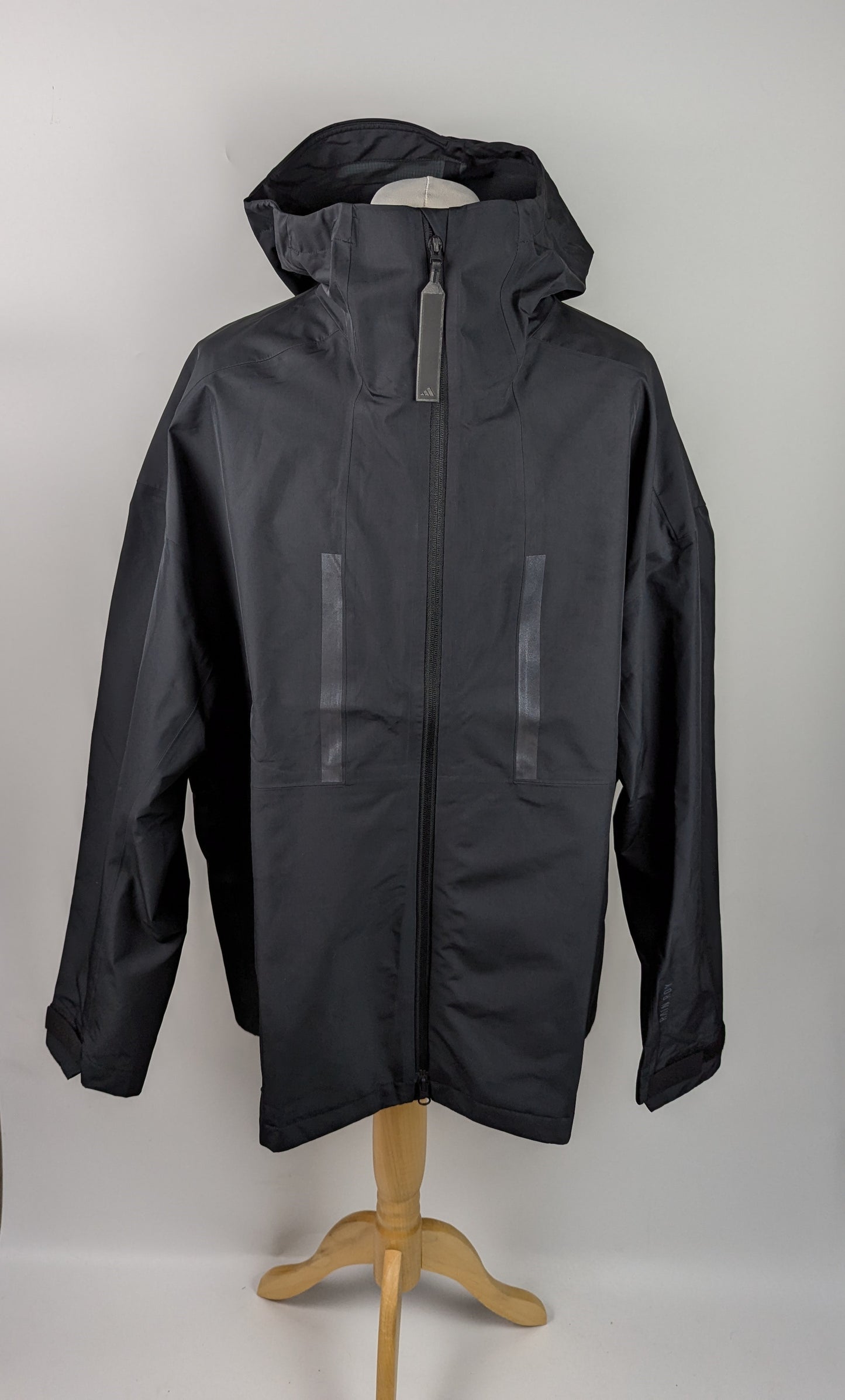 Adidas Mens Myshelter Carry Strap RAIN.RDY Jacket - Black
