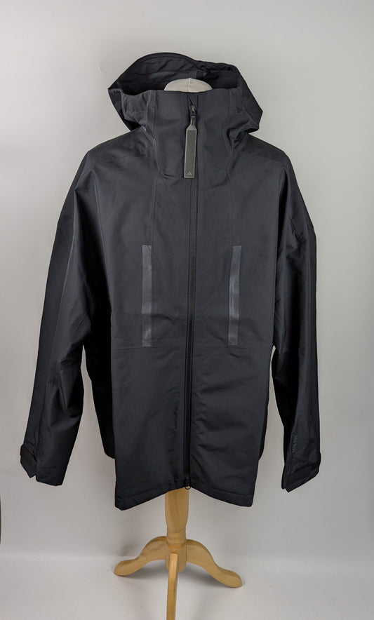 Adidas Mens Myshelter Carry Strap RAIN.RDY Jacket - Black