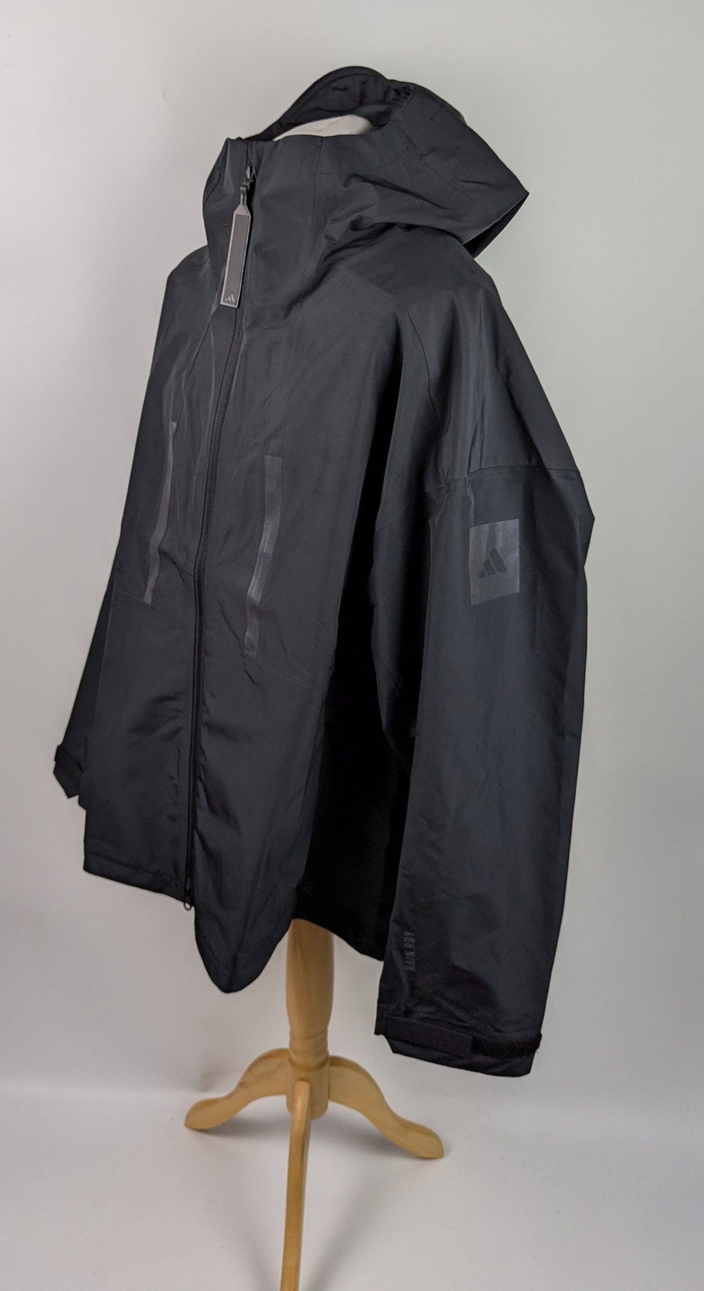 Adidas Mens Myshelter Carry Strap RAIN.RDY Jacket - Black