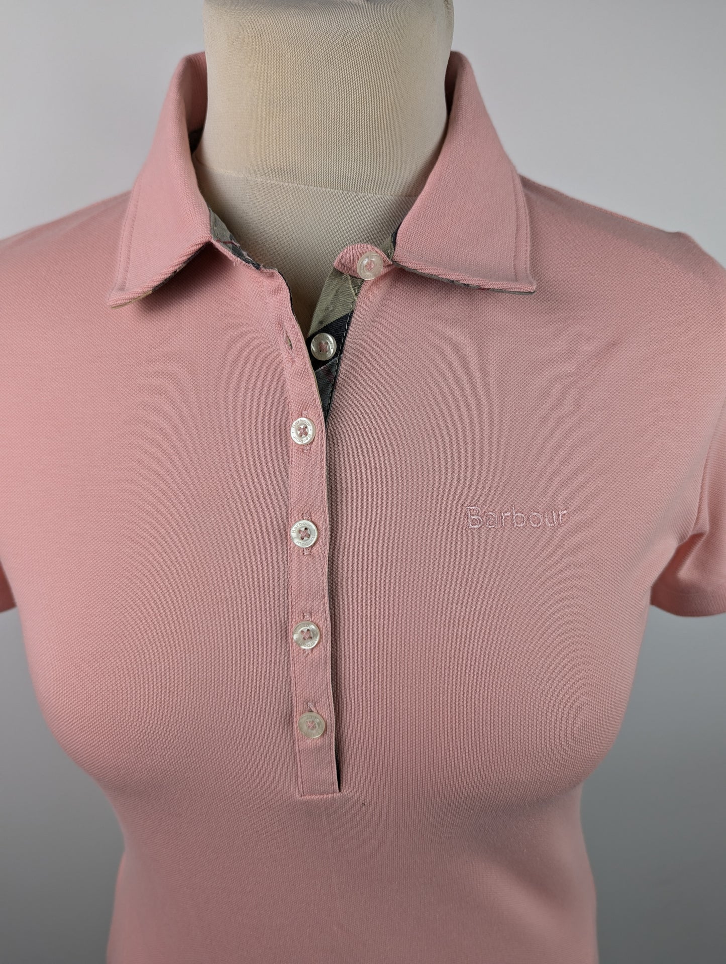 Barbour Portsdown Womens Polo Shirt - Pink