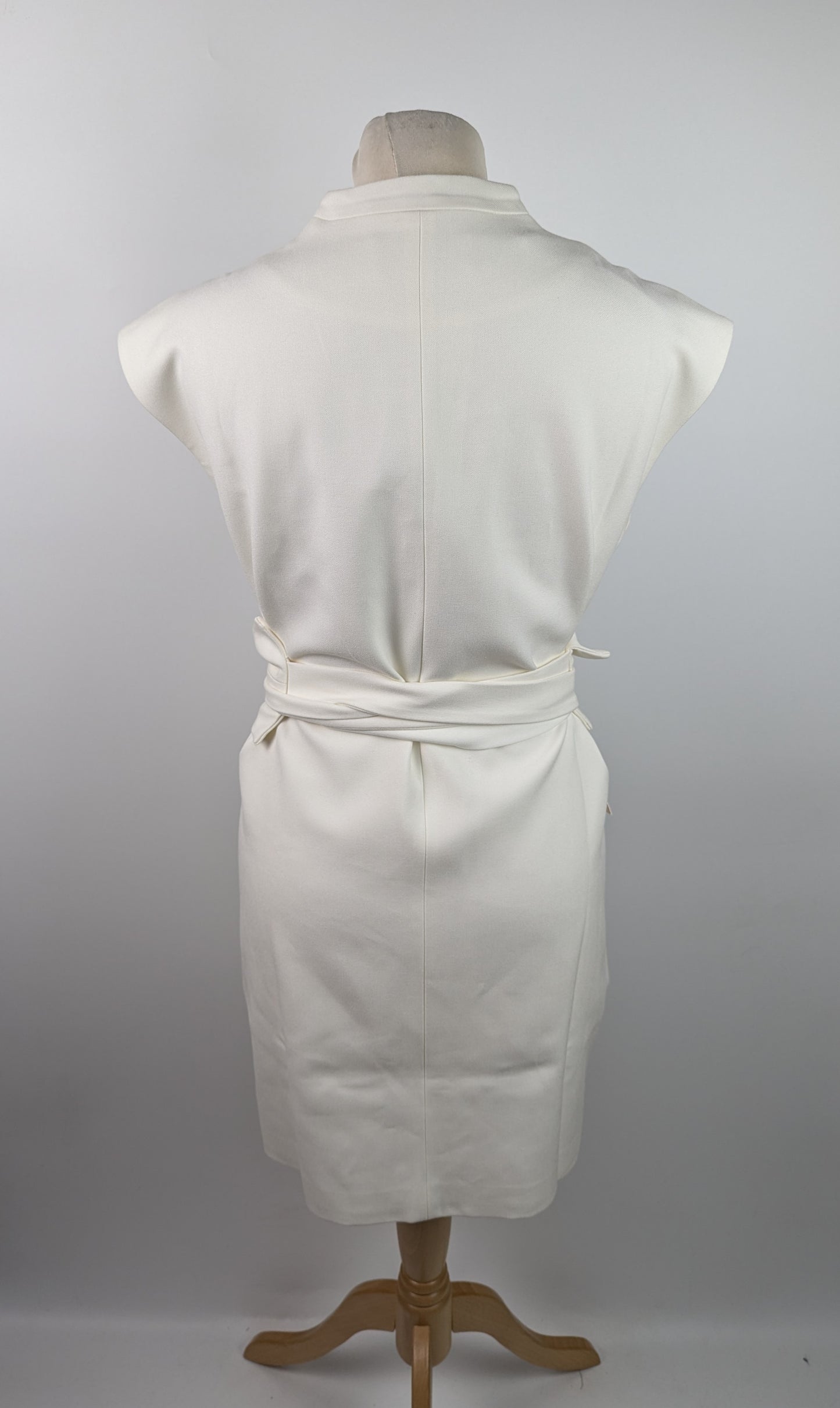 ODD MUSE The Ultimate Muse Sleeveless Dress With Additional Belts - White