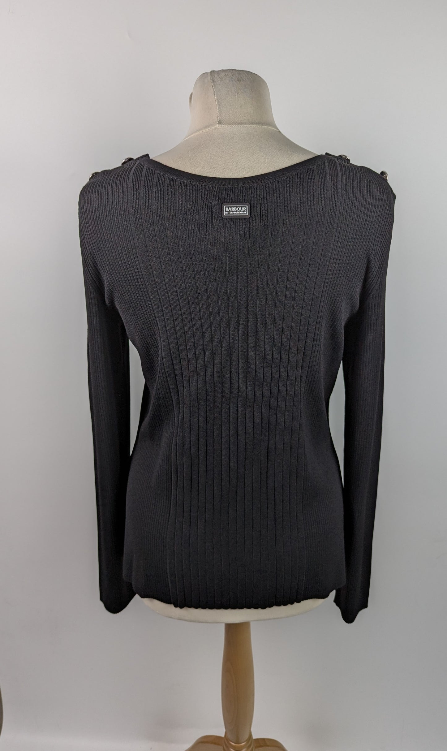 Barbour International Raegn Knit Jumper - Black
