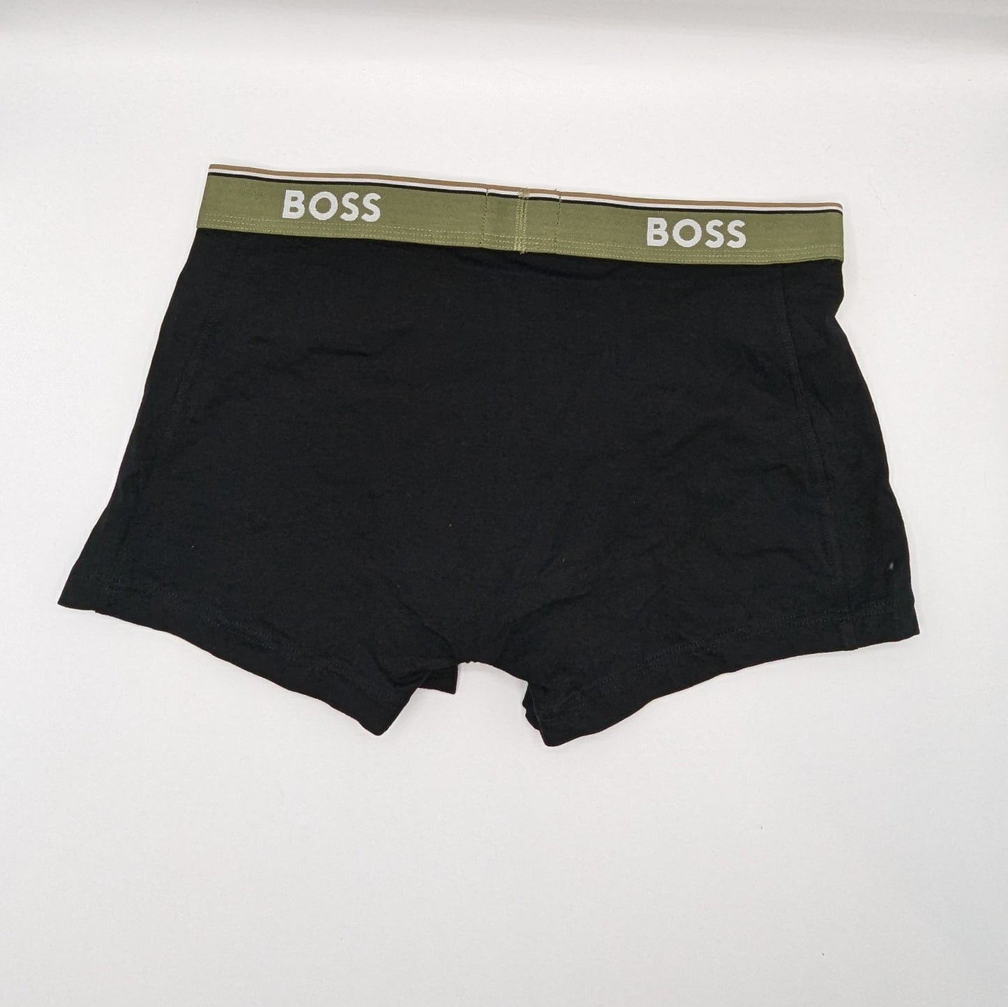 Boss 2 Pack Mens Boxer Briefs - Black/ Green