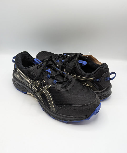 Asics GEL-Venture 9 Waterproof Men's Trail Running Shoes - Black / Blue