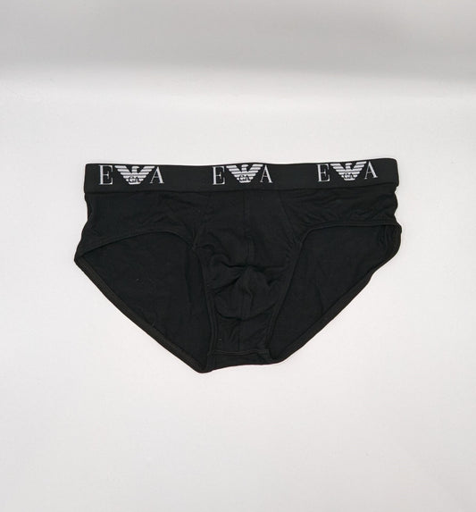 EMPORIO ARMANI Mens 3 Pack Briefs - Black