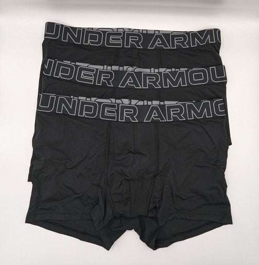 Under Armour Workout Boxers 3-Pack Mens - Black