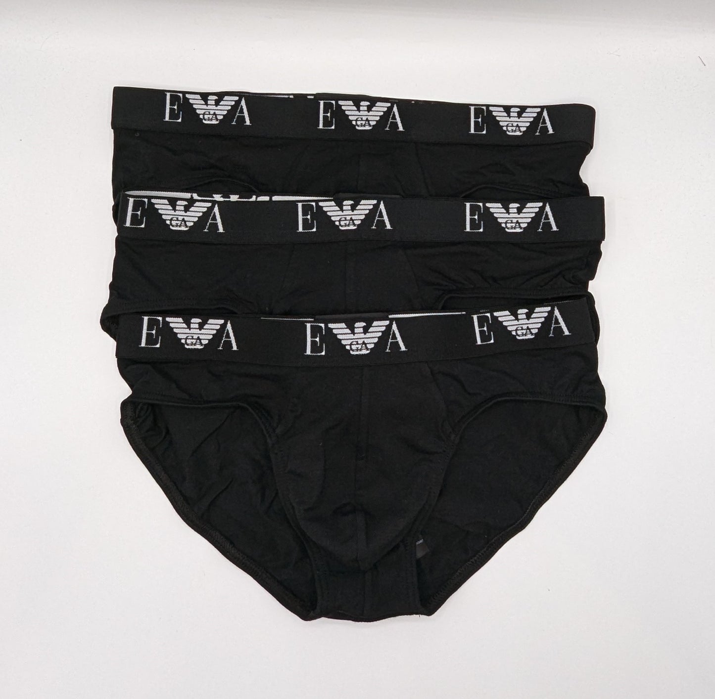 EMPORIO ARMANI Mens 3 Pack Briefs - Black