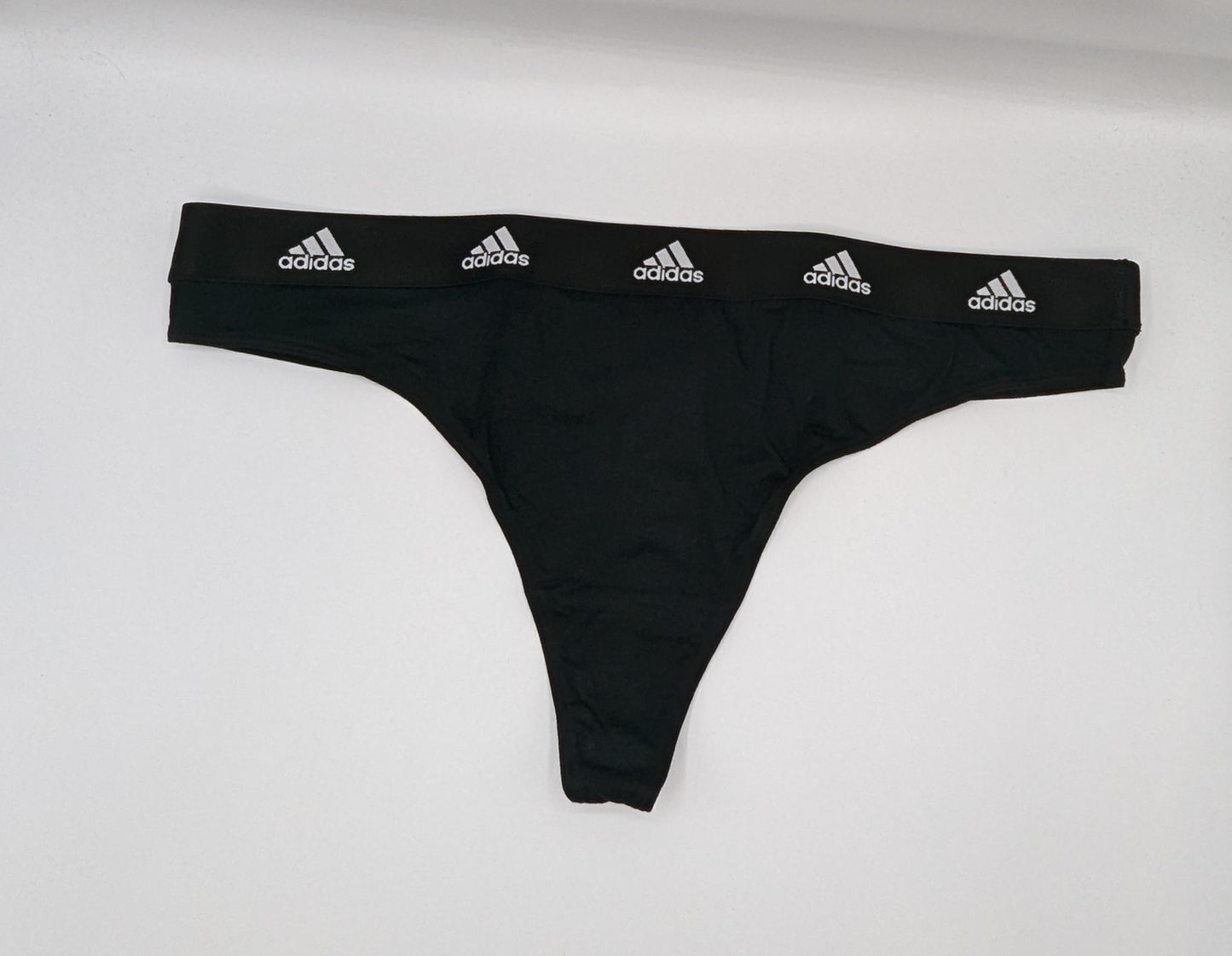 Adidas Active Comfort Cotton Thong - Black / Gey / White