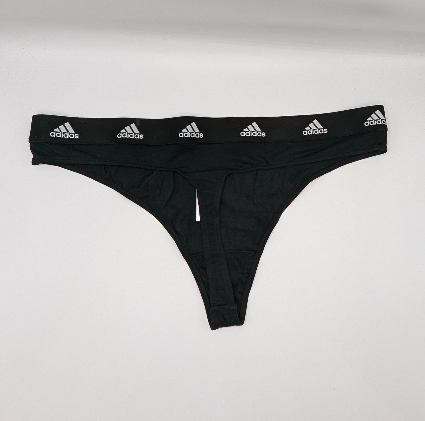 Adidas Active Comfort Cotton Thong - Black / Gey / White