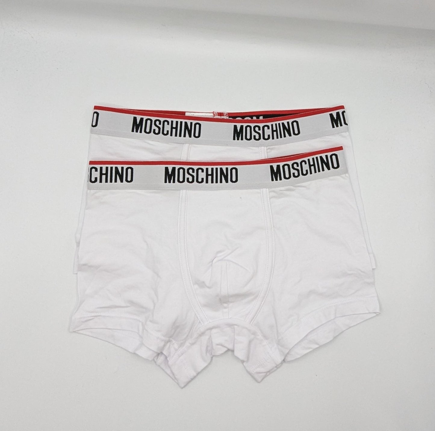 MOSCHINO Two Pack Boxer Trunks - White