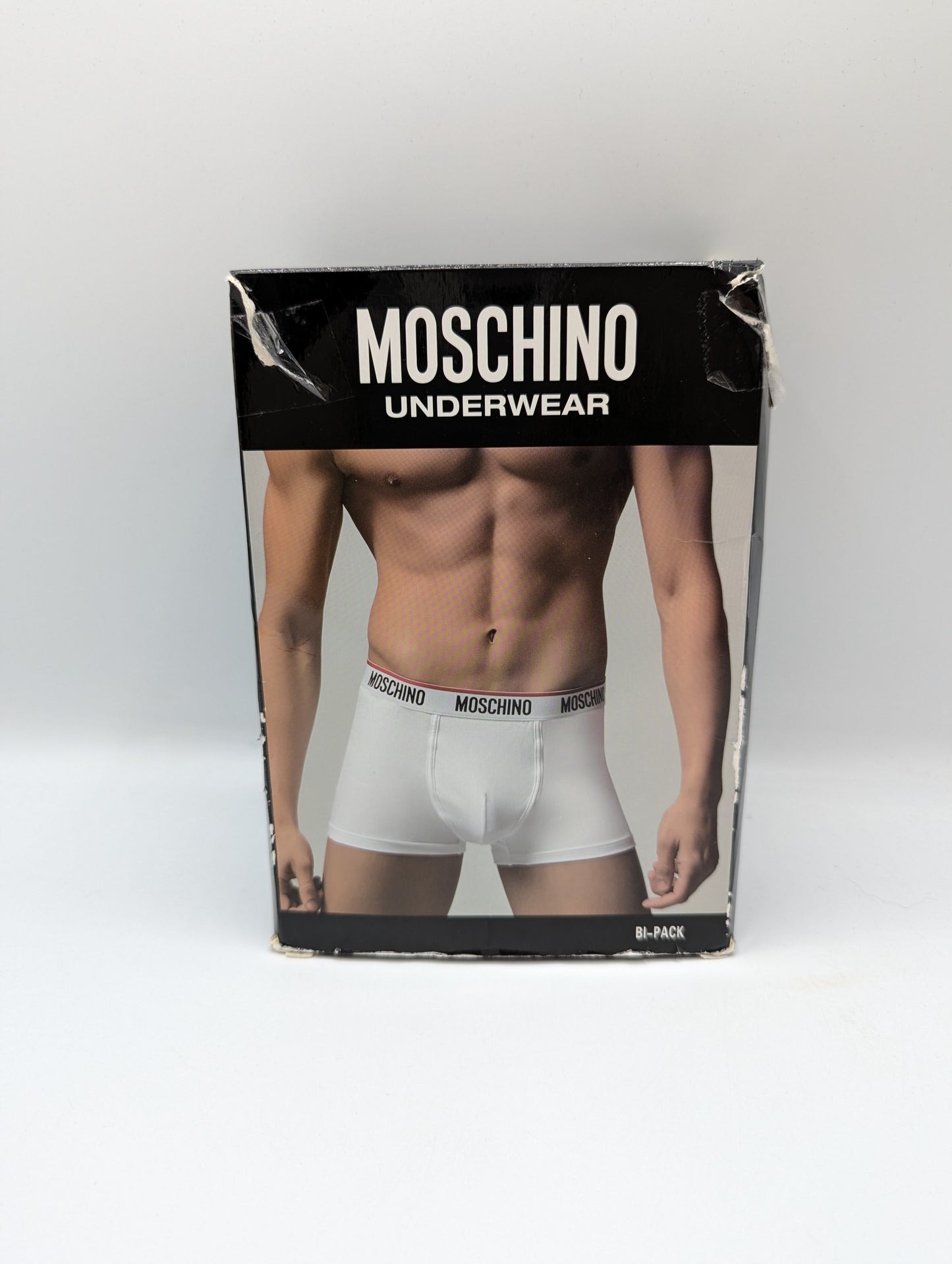 MOSCHINO Two Pack Boxer Trunks - White