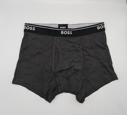 Boss 1 Pack Logo Waistband Trunk - Grey