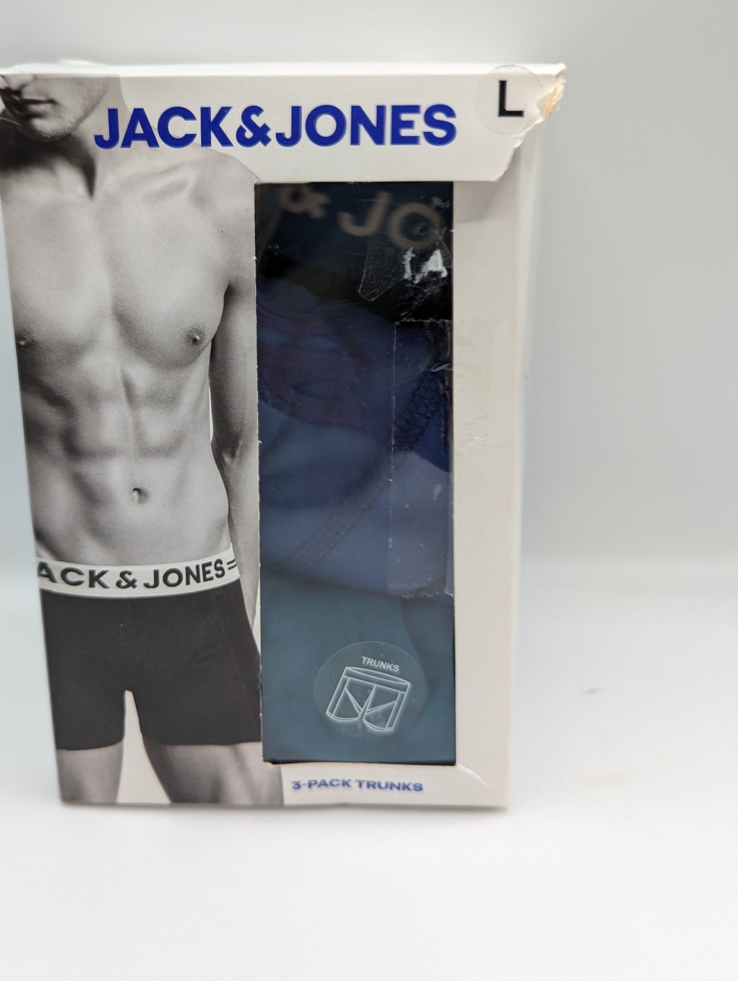 Jack and Jones Train 2-Pack Boxer Trunk Mens - Green / Blue